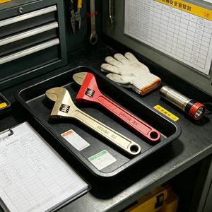 Spark-Free Safety Adjustable Wrench Aluminum Bronze Material Explosion Proof Non-Magnetic <b>Spanner</b> Hand <b>Tool</b> for Fuel Depot Tank - Product Image 5