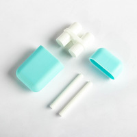 Inhalateur nasal à huile essentielle bon marché, tube d'inhalateur nasal vide avec noyau en coton, diffuseur de parfum