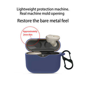 Funda protectora de silicona para auriculares inalámbricos para Sony, funda para auriculares de 2/2 "(no incluye auriculares) - Product Image 3