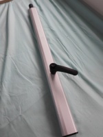Cadre de pied de table en alliage d'aluminium à rotation monobloc pour caravanes ou camping-cars