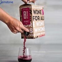 Boîte à valve pour jus de fruits, vin rouge, café, eau liquide aseptique, 1,4 L, 1,5 L, 2 L, 3 L, 4 L, 5 L