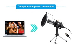 Mic của tôi người bán hàng tốt nhất shu03 <span class=keywords><strong>condenser</strong></span> recording <span class=keywords><strong>studio</strong></span> USB <span class=keywords><strong>microphone</strong></span> chuyên nghiệp với tripod đứng cho máy tính chơi Game podcast - Product Image 3