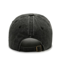 Gorra de Béisbol Estilo Coreano, PVC, Denim Lavado, Visera Curva, Diseño Hip-Hop de 6 Paneles con Bordado de Letras, Unisex para Adultos