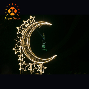 Stella della <span class=keywords><strong>luna</strong></span> in legno con luci fatate a LED a batteria Ramadan Eid in legno illuminano <span class=keywords><strong>luna</strong></span> <span class=keywords><strong>crescente</strong></span> - Product Image 2
