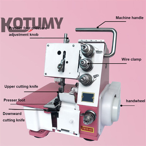 Máy gia dụng điện máy tính để bàn overlock máy may nhỏ bốn dòng điện máy tính để bàn cạnh máy tính ràng buộc 220V - Product Image 4
