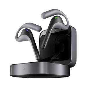 Jam tangan W4 Pro, penerjemah bahasa 40 Earbuds penerjemah AI, dengan fitur panggilan & Video, kompatibilitas aplikasi IOS & Android-abu-abu - Product Image 1