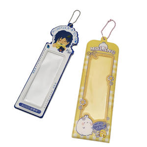 कस्टम इको फ्रेंडली pvc विनाइल फोटो कार्ड के लिए लोहे की कुंजी रिंग के साथ आस्तीन - Product Image 5