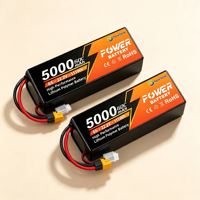 Batterie LiPo Newyenk 11.1V 5000mAh 50C à décharge élevée, rechargeable, 800 cycles, température de fonctionnement -10-60°C, pour voiture RC, avion, FPV