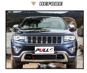 Accesorios de Coche Modificados para <span class=keywords><strong>Jeep</strong></span> <span class=keywords><strong>GRAND</strong></span> <span class=keywords><strong>CHEROKEE</strong></span> 14-22 Actualización a Kit de Carrocería <span class=keywords><strong>SRT</strong></span> Parachoques Faldones Laterales Capó y Cejas de Faro - Product Image 2
