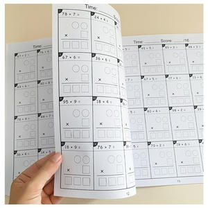 Cuadernos <span class=keywords><strong>de</strong></span> Práctica <span class=keywords><strong>de</strong></span> Matemáticas para 3.º y 4.º Grado: Sumas, Restas, Multiplicación <span class=keywords><strong>de</strong></span> Doble Dígito, División, Fracciones - Product Image 5