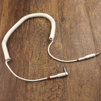 Nouveau design 8M 6.35mm Standard mâle à mâle Mono Jack câble de bobine d'instrument de musique à Angle droit pour clavier de guitare électrique