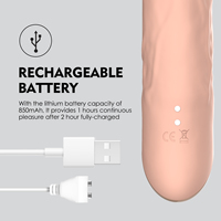 WINYI Gode Vibrateur Télescopique OEM ODM Nouveau Grand Gode Réaliste Jouet Sexuel Rétractable Vibrateur Lapin de Poussée