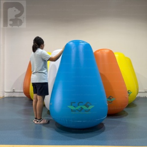Bouée <span class=keywords><strong>gonflable</strong></span> conique géante de 1,5 m avec logo personnalisé, pour la navigation marine, les lacs, la mer, les courses aquatiques et les parcs aquatiques. - Product Image 4