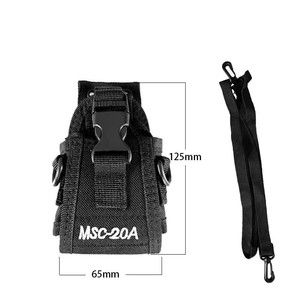 MSC-20A, talkie-walkie sac étui MSC-20A étui de transport en Nylon pour <span class=keywords><strong>Kenwood</strong></span> Portable <span class=keywords><strong>radio</strong></span> BaoFeng UV-5R UV-6R GT-3 BF-888S UV-82 - Product Image 2