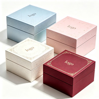 Boîte cadeau de luxe Ciel et Terre avec logo personnalisé en feuille d'or, boîte en carton rigide multicolore pour bijoux, cosmétiques, cadeaux de fêtes