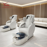 Fauteuil de massage robotisé haut de gamme, station de manucure et de pédicure professionnelle pour salon de manucure