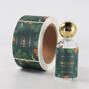 Adhesivo de vinilo impermeable impreso personalizado estampado en caliente pegatinas de lámina dorada etiquetas de Alimentos y Medicamentos de miel - Product Image 6