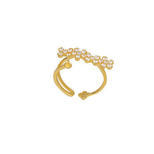 Anillo Abierto de Plata S925, Accesorios para DIY, Bandeja Vacía Ajustable para 4-6 Perlas, Fornituras de Joyería Femenina, Producto Semiterminado 265 - Product Image 5