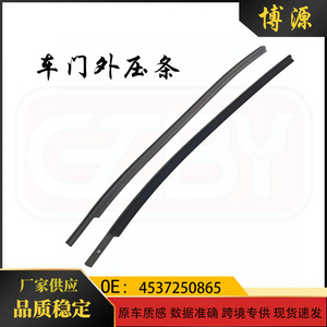 Mercedes-Benz Smart <b>Door</b> <b>Trim</b> Strip 4537250865 4537250765 ABS Left Right Exterior Fitment - Product Image 5