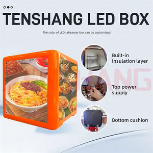 Mochila Impermeable para Entrega de Comida con Pantalla LED, Caja para Llevar Comida, Pantalla LED <span class=keywords><strong>P3</strong></span>, Sistema de Publicidad con Personalización de Pantalla LED - Product Image 4