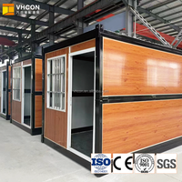 Rumah Prefab Modular Pemasangan Cepat 10 Menit, Mudah Dipasang, Struktur Baja Galvanis, Perakitan Tanpa Alat, Rumah Kontainer Portabel