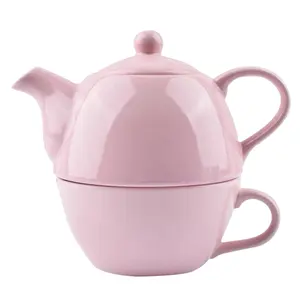批发旅行瓷茶壶带杯陶瓷组合茶壶一套英国茶壶茶杯套装