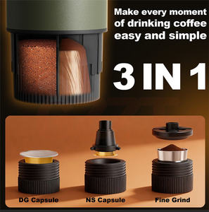 Machine à café expresso automatique portable <span class=keywords><strong>italienne</strong></span> 3 en 1 avec batterie 7500 mAh pour voiture, bureau, camping et utilisation en extérieur - Product Image 5