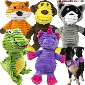 Venta al por mayor de juguetes de peluche ecológicos surtido valor paquete cachorro mascota Mutt Squeak juguete para perros medianos y grandes - Product Image 1