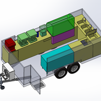 Remorque de camion-restaurant en aluminium sur mesure à 4 roues, type camping-car, avec cuisine complète, résistante à la rouille, alimentation intégrée et isolation.