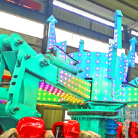 Remorque de construction robuste Energy Storm Rides à prix d'usine économique pour parcs de loisirs