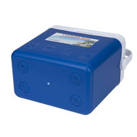 Glacière isotherme rotomoulée étanche de 13 L avec motif lettres pour le camping en extérieur, les aliments et les canettes