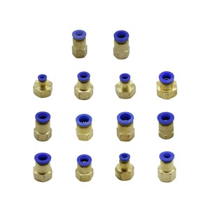 Conector de Manguera de <span class=keywords><strong>Aire</strong></span> de 6/8/10/12 mm a Rosca Hembra de <span class=keywords><strong>1</strong></span>/8" 3/8" <span class=keywords><strong>1</strong></span>/2" <span class=keywords><strong>1</strong></span>/<span class=keywords><strong>4</strong></span>", Conexión Rápida Recta de Un Toque - Product Image 3