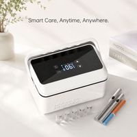 Mini-réfrigérateur portable électronique pour insuline, avec patch cylindrique PCM pour flacons de peptides, boîte de transport intérieure avec thermomètre