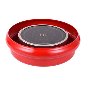 Ventes directes d'usine en gros en fonte antiadhésive rouge rond barbecue grill <span class=keywords><strong>four</strong></span> de <span class=keywords><strong>poterie</strong></span> électrique grill barbecue coréen - Product Image 2