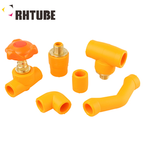 Rhtube PPR song song TEE côn mũi nữ nam cam-loại kết nối bề mặt nhẵn cho nguồn cung cấp nước với màu sắc OEM - Product Image 4