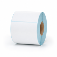 Étiquettes thermiques adhésives 100*150MM pour la logistique, les bons de livraison express, avec papier glassine jaune/blanc