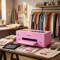 Mesin Cetak Tekstil EraSmart Digital Impresora DTF A3 Pet Film untuk Kaos, Lebar Cetak 38cm, Printer DTF dengan Head Xp600
