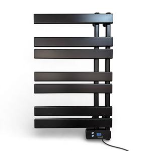 Sèche-serviettes mural électrique chauffant <span class=keywords><strong>noir</strong></span> <span class=keywords><strong>mat</strong></span> pour la maison et l'hôtel – Fournisseur fabricant - Product Image 4