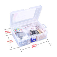 6 types de composants Kit résistance électrolyse condensateur Triode Diode To-92 LED mixte bricolage réparation expérience composants électroniques