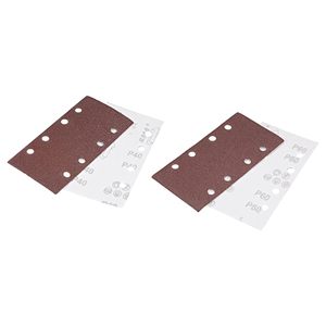 Haute dureté 1mm oxyde d'aluminium feuille de papier <span class=keywords><strong>abrasif</strong></span> <span class=keywords><strong>rectangulaire</strong></span> disque 8 trous <span class=keywords><strong>ponceuse</strong></span> abrasive avec crochet et boucle OEM personnalisable - Product Image 3