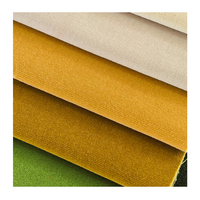 Tissu en velours tissé 100% coton de qualité supérieure, respirant, teint en fil, toucher luxueux, pour ameublement et revêtement de canapé