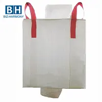 OEM Customized bulk jumbo PVC reusable external storage FIBC big bags 1000kgs 2000 kgs for construction industry