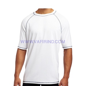เสื้อยืดออกกำลังกายสำหรับผู้ชาย แบบเต็มตัว เอวสูง ลายเรียบ สำหรับใช้ในยิม (ผ้ายืด/โพลีเอสเตอร์) - Product Image 2