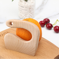 Private Aanpassen Oem Hot Hoge Kwaliteit Sharp Vervaardigd Cleaver Fruit Groente Cake Goedkoopste Kid Speelgoed Kleine Houten Mes