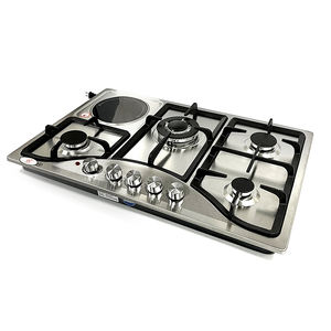 Placa <span class=keywords><strong>de</strong></span> Cocina Eléctrica <span class=keywords><strong>de</strong></span> Cerámica Radiante <span class=keywords><strong>de</strong></span> Inducción <span class=keywords><strong>de</strong></span> 5 Quemadores y Cocina <span class=keywords><strong>de</strong></span> Gas con Encimera Electrónica - Product Image 1