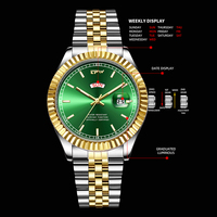 Reloj de pulsera de acero inoxidable para hombre, con logotipo personalizado, de lujo, al por mayor, fabricado por un fabricante, reloj de cuarzo personalizado