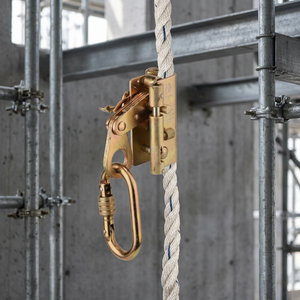 GUIDED TYPE FALLMetal Buckle de sécurité antichute à connexion rapide, résistance à la rupture de 500 kg, capacité de charge de 100 kg pour lignes de vie et sécurité - Product Image 3