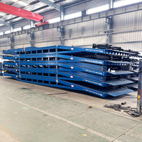 Rampe de chargement pour camion, plateforme de chargement portable, rampe de déchargement manuelle hydraulique en acier à haute teneur en manganèse CHANGDING CFY-10T solide