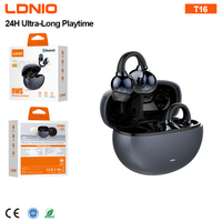 Écouteurs sans fil LDNIO T16 OWS à prix de gros, étanches IPX4, avec étui de charge 400 mAh, confortables pour le gaming et le port quotidien – Fabricant