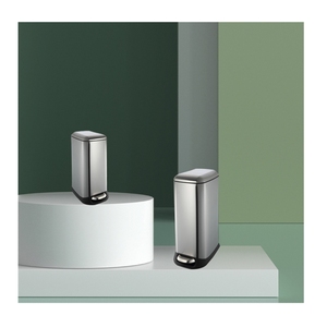 Outdoor park metal recycling bins with inner bin stainless steel recycle bin details